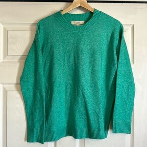 Loft, super soft green sweater